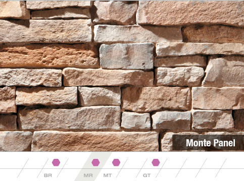 Mauerwerk rechteckig Monte Panel
