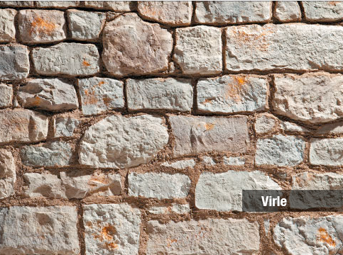 Mauerwerk zusammen Virle